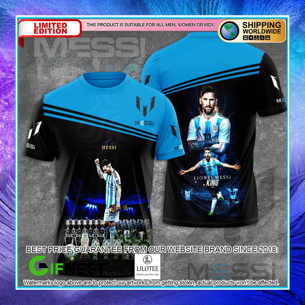 lionel messi king champions world cup black 3d hoodie t shirt 1 453
