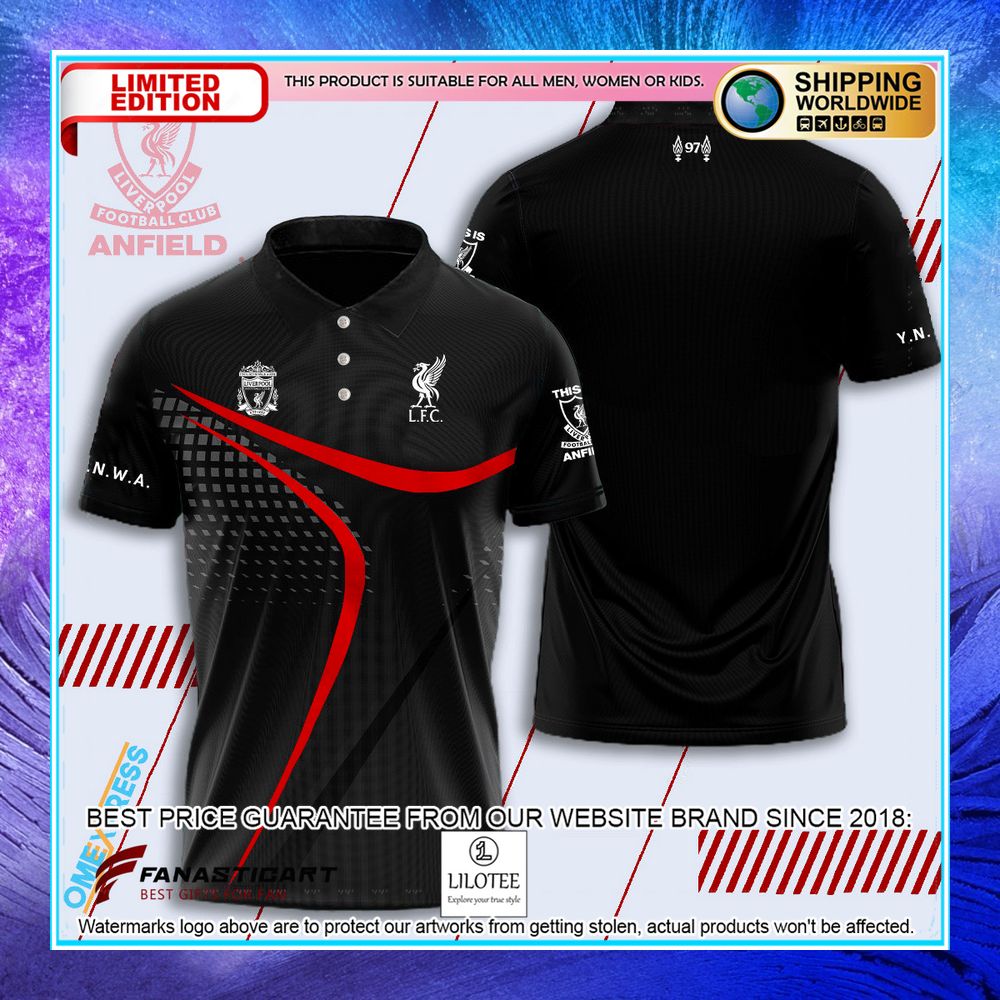 liverpool fc black polo shirt 1 165