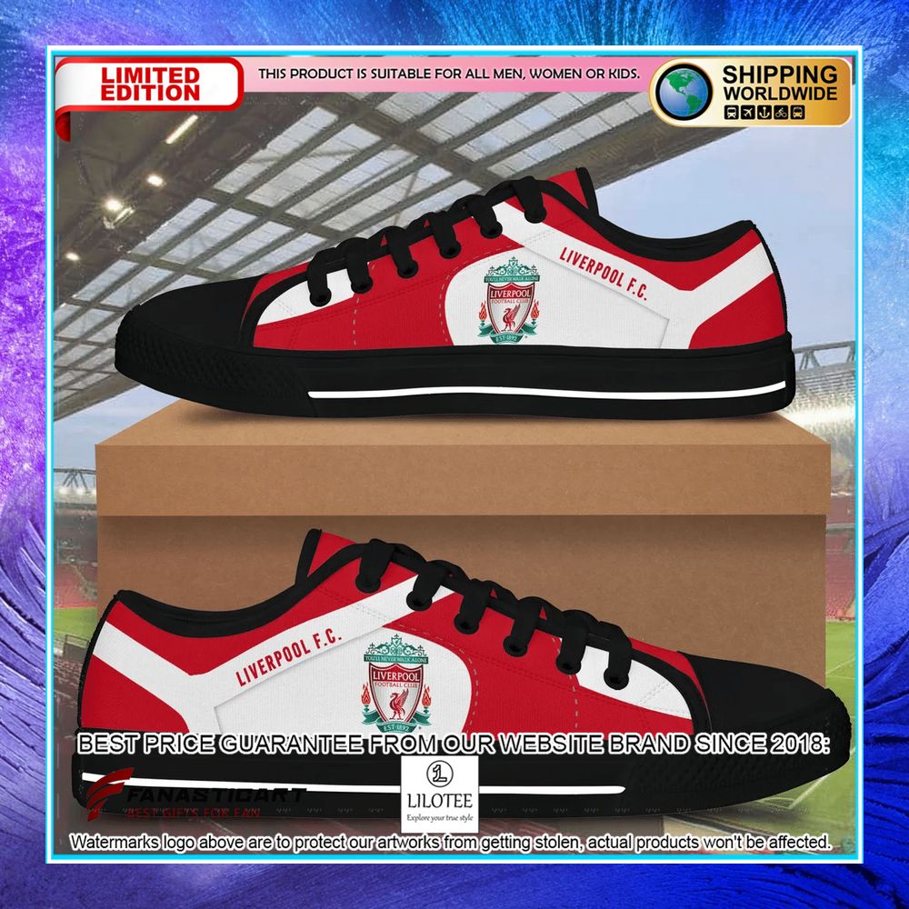 liverpool fc canvas low top shoes 1 508