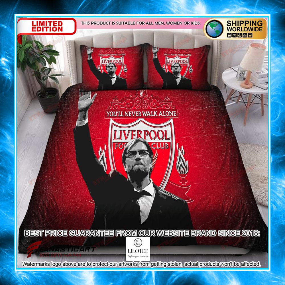 liverpool fc youll never walk alone bedding set 1 744