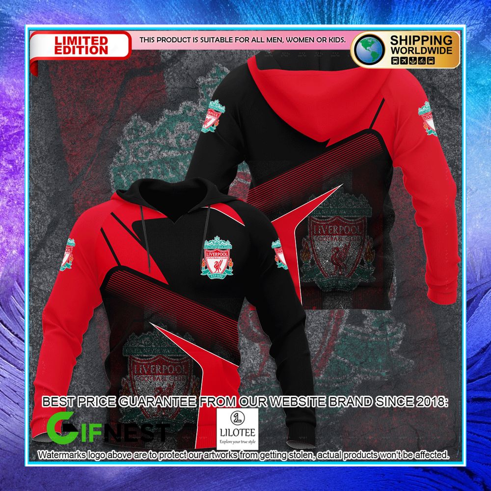 liverpool football club 3d hoodie t shirt 2 994