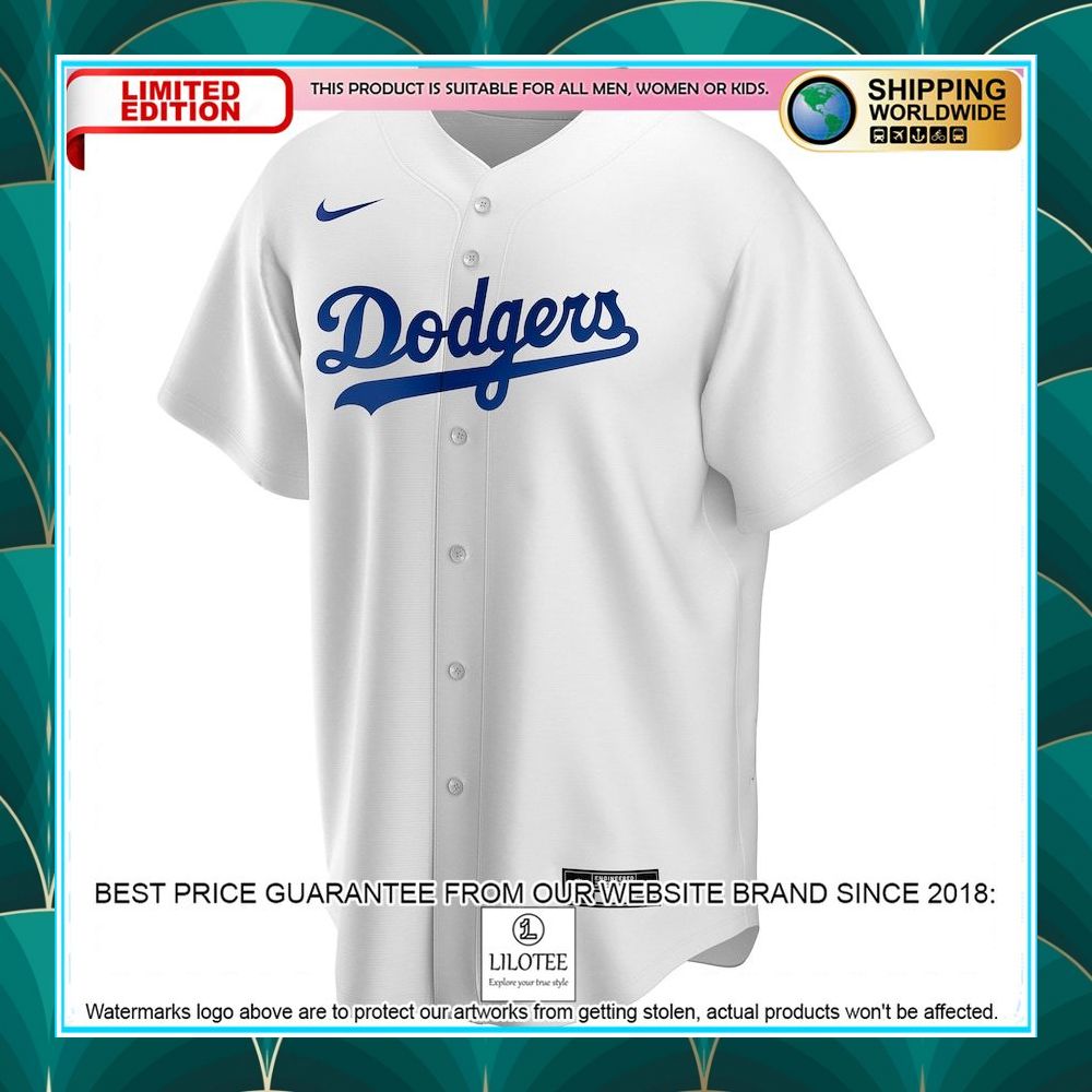 los angeles dodgers nike home pick a player retired roster white baseball jersey 2 445