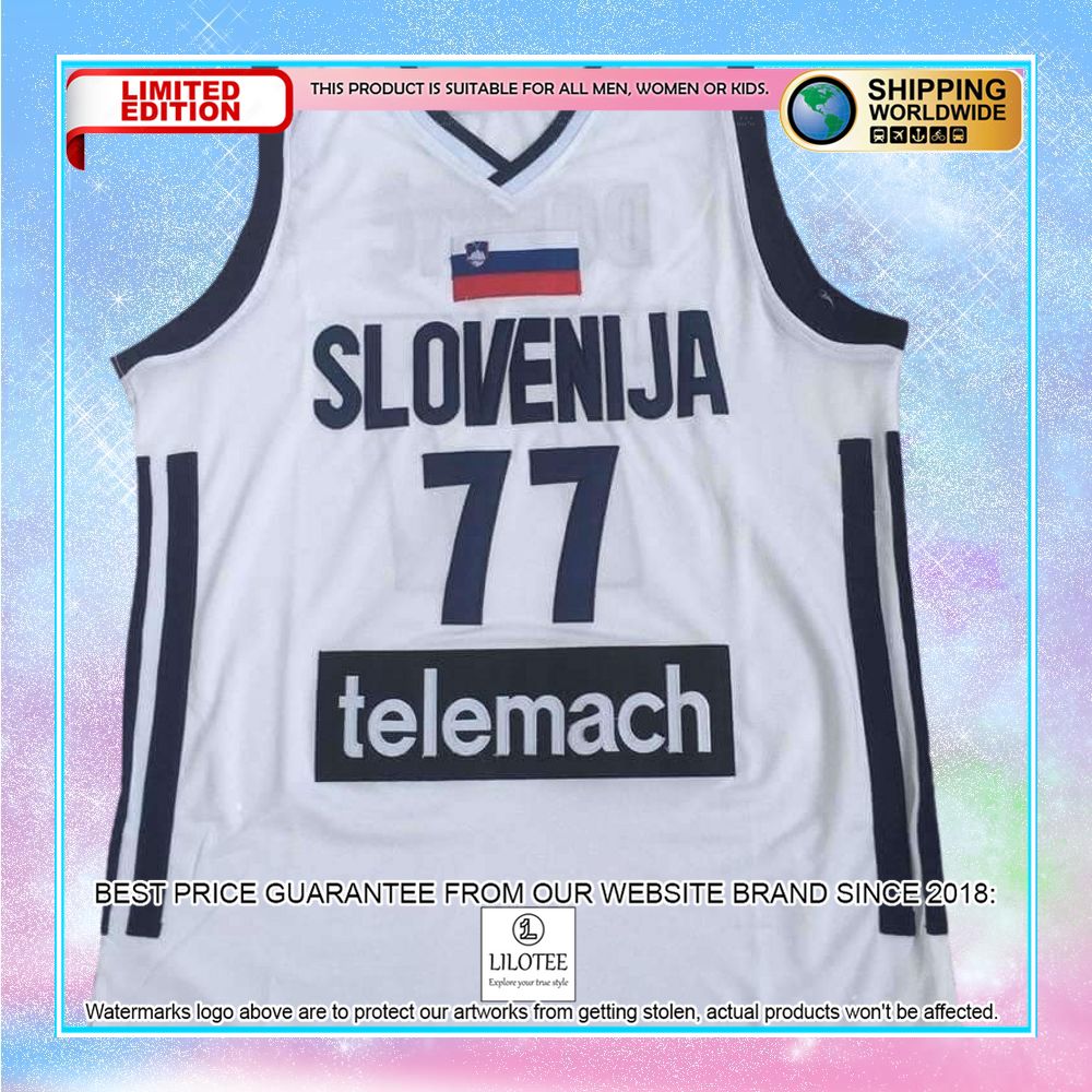 luka doncic slovenia euroleague basketball jersey 2 927
