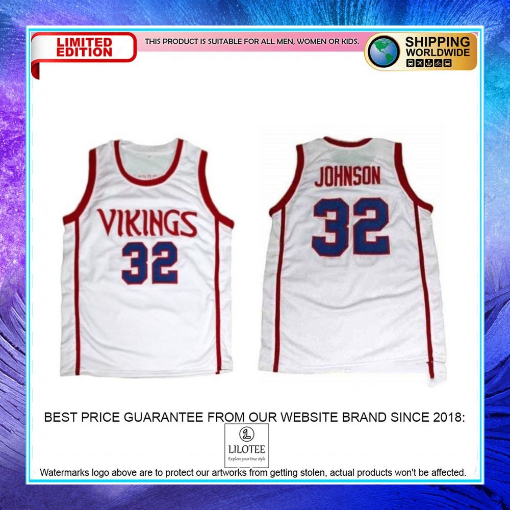 magic johnson vikings high school basketball jersey 1 629