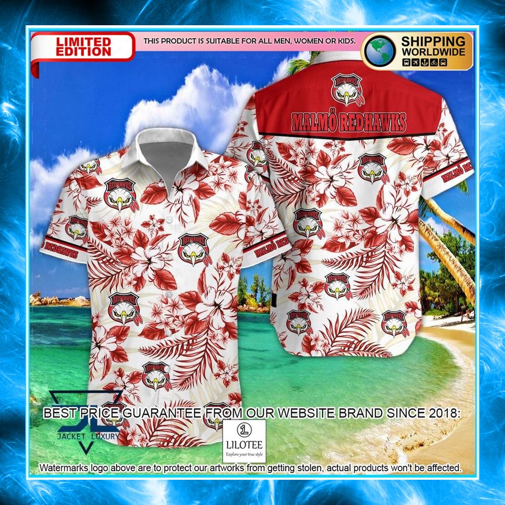 malmo redhawks hawaiian shirt shorts 1 805