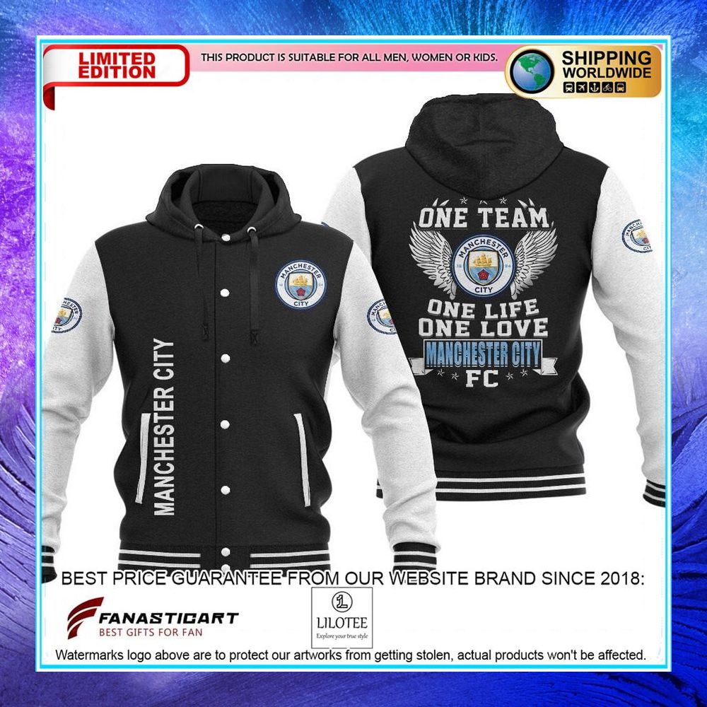 manchester city fc one team one life one love baseball hoodie jacket 1 302