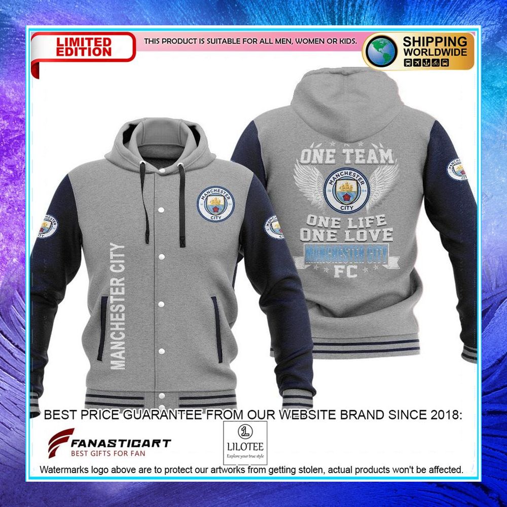 manchester city fc one team one life one love baseball hoodie jacket 3 364