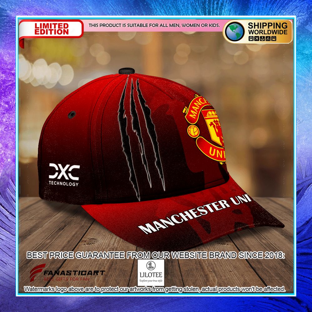 manchester united fc red classic cap 2 810