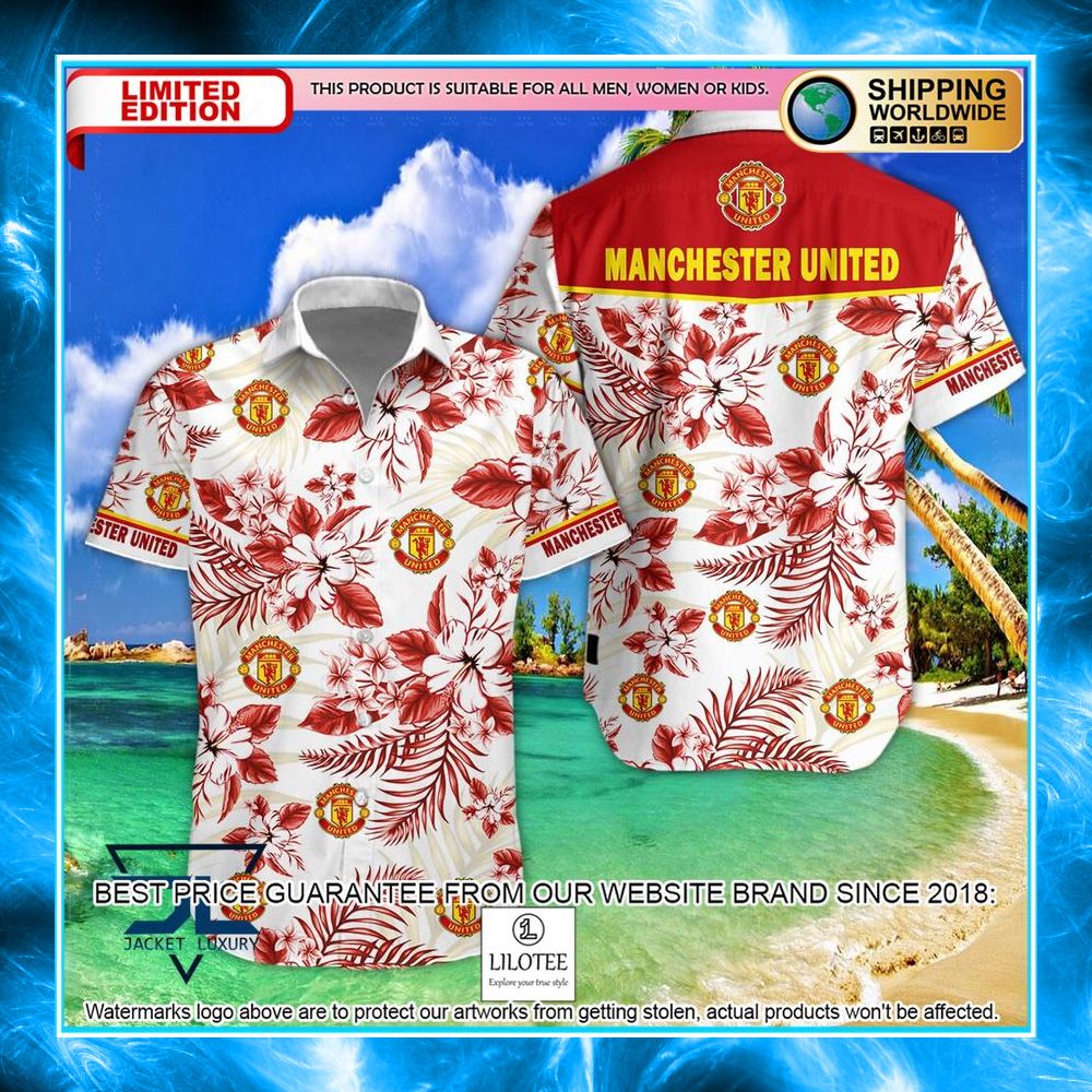 manchester united hawaiian shirt shorts 1 809