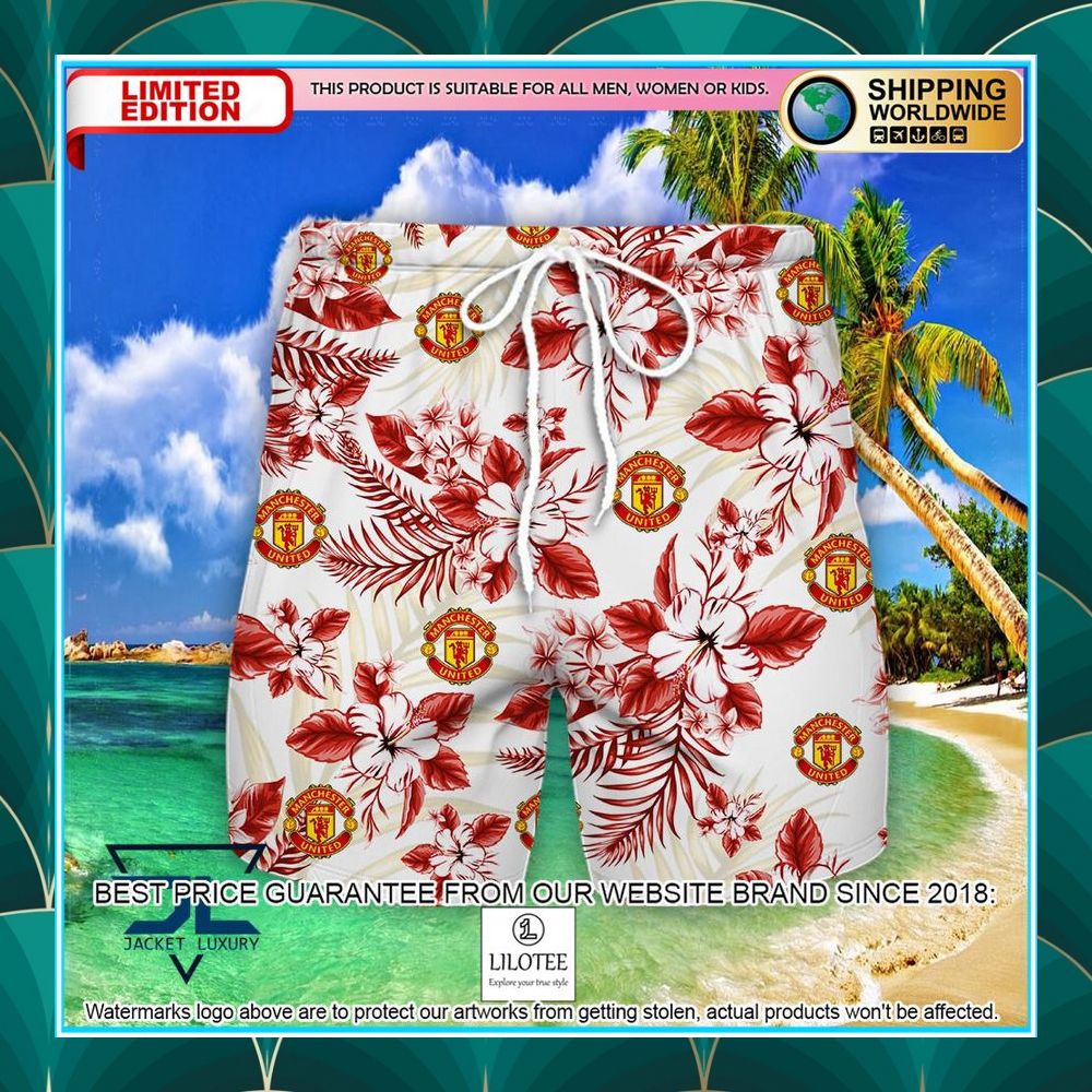 manchester united hawaiian shirt shorts 2 213