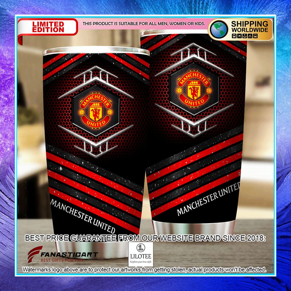 manchester united red tumbler 1 337