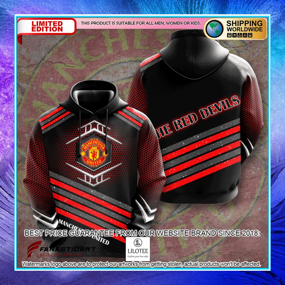 manchester united the red devils hoodie shirt 1 743