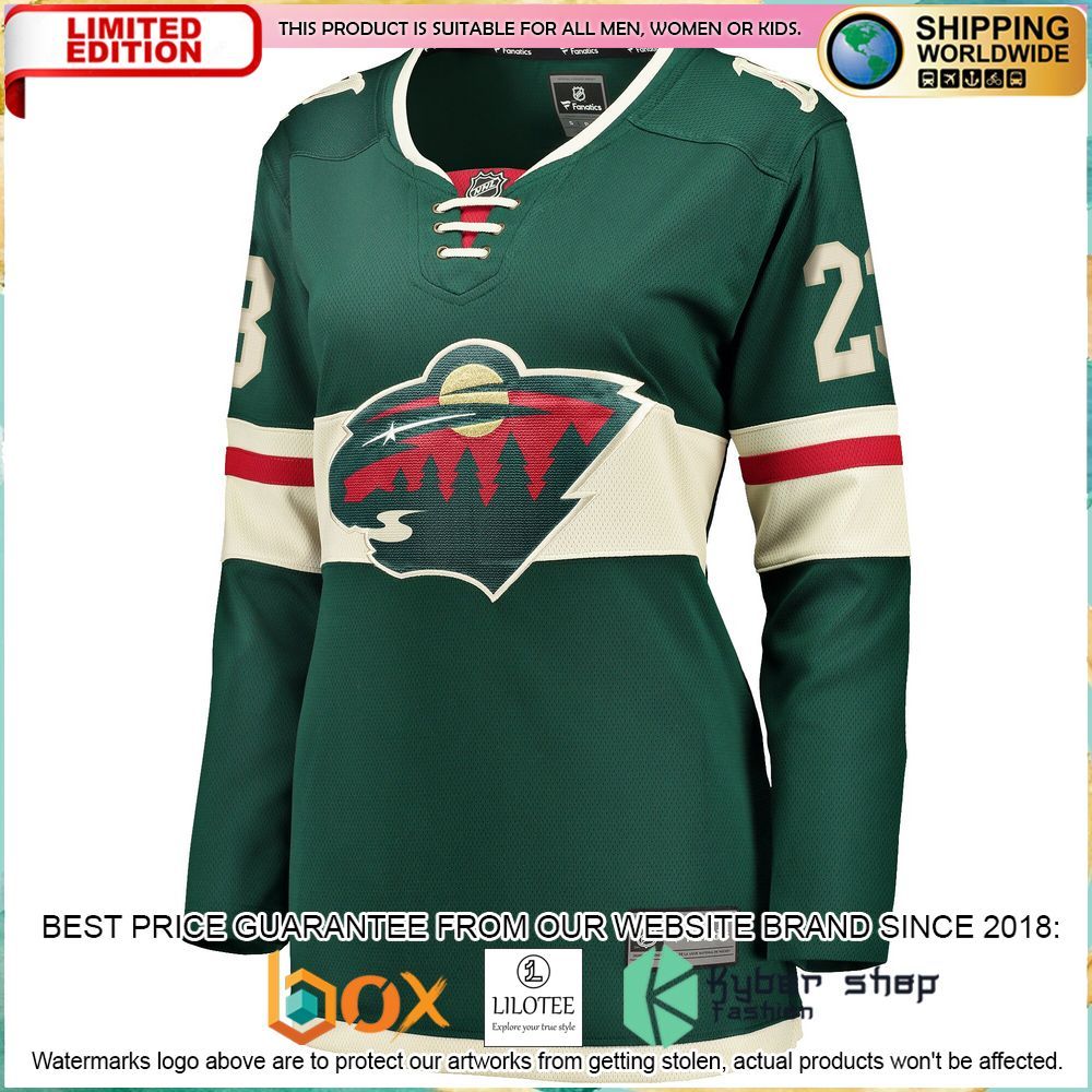 marco rossi minnesota wild womens home breakaway green hockey jersey 2 112