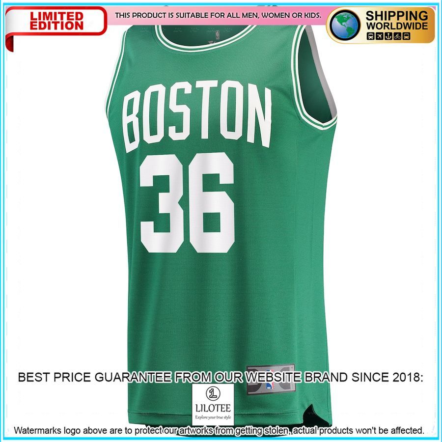 marcus smart boston celtics player green basketball jersey 2 312