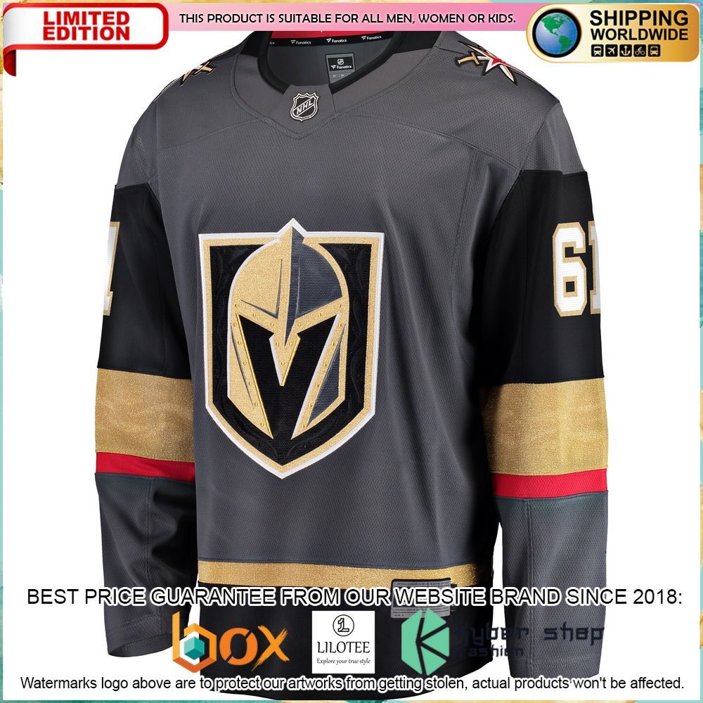 mark stone vegas golden knights black hockey jersey 2 616