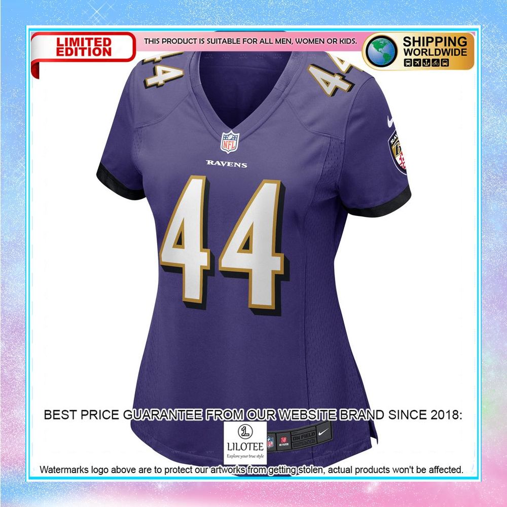 marlon humphrey baltimore ravens womens purple football jersey 2 241