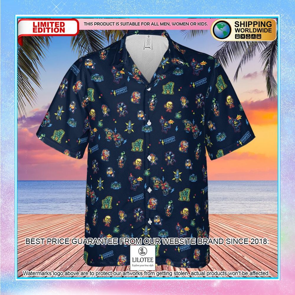 masters of the universe funny pattern hawaiian shirt 2 286