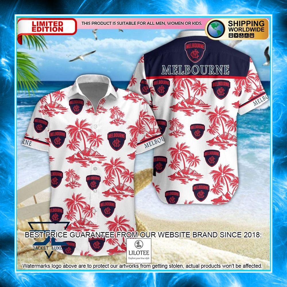 melbourne football club hawaiian shirt shorts 1 39