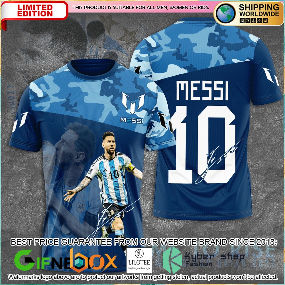 messi 10 argentina shirt hoodie 1 486