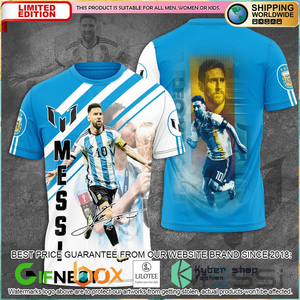 messi argentina champions world cup 2022 shirt hoodie 1 907