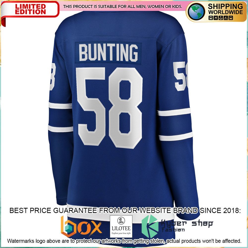 Michael Bunting Toronto Maple Leafs Women’s Blue Hockey Jersey - LIMITED EDITION 3 michael bunting toronto maple leafs womens blue hockey jersey 3 876