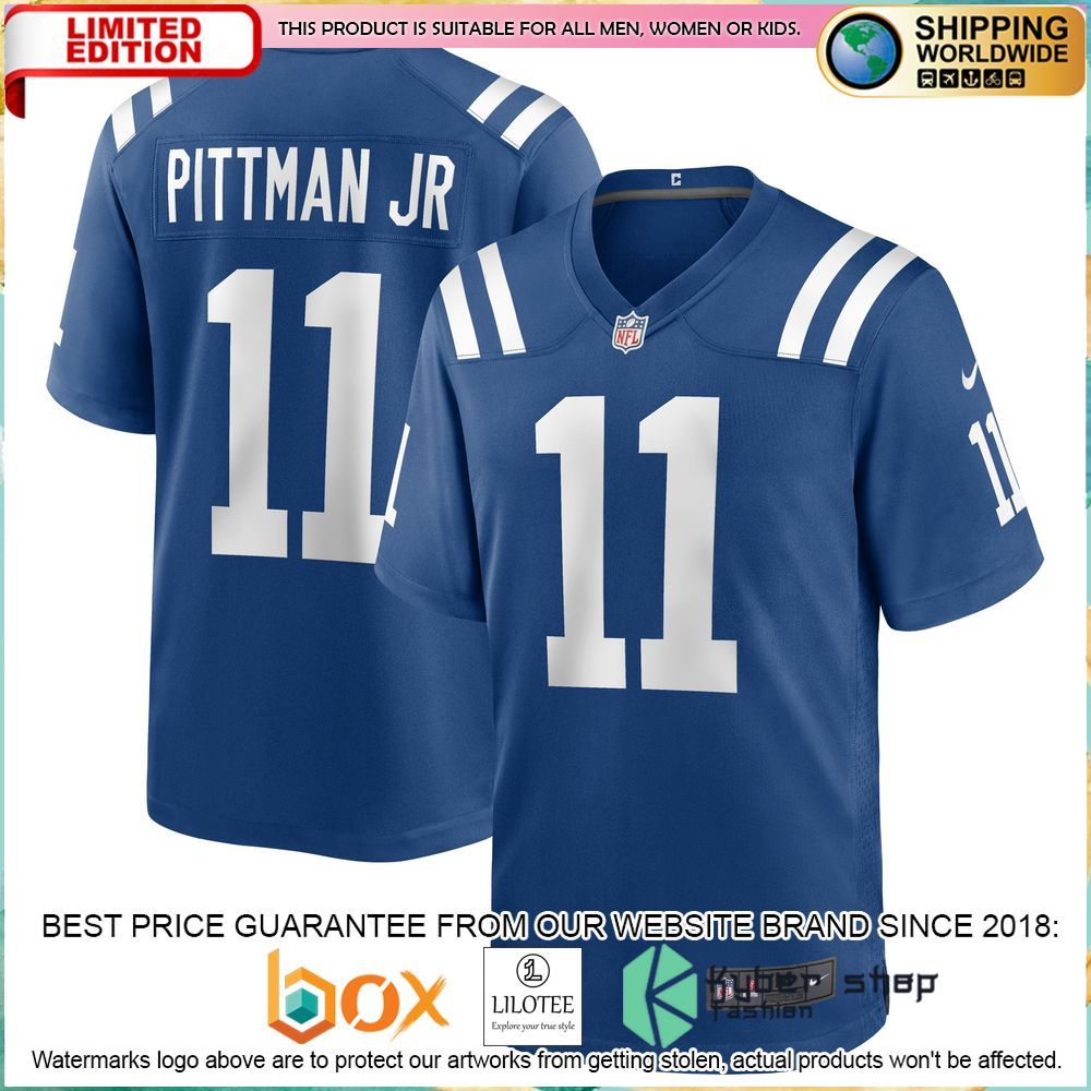 michael pittman jr indianapolis colts nike royal football jersey 1 979
