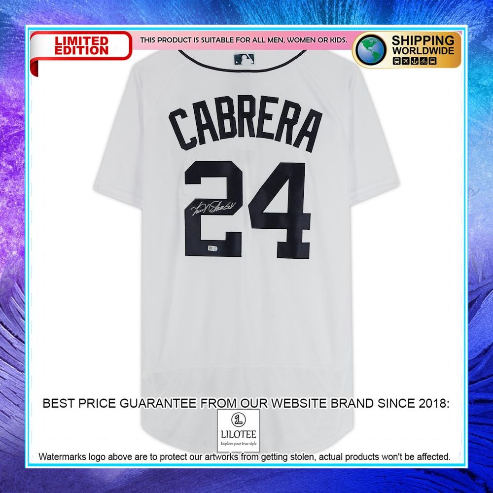 miguel cabrera detroit tigers autographed nike baseball jersey 2 522