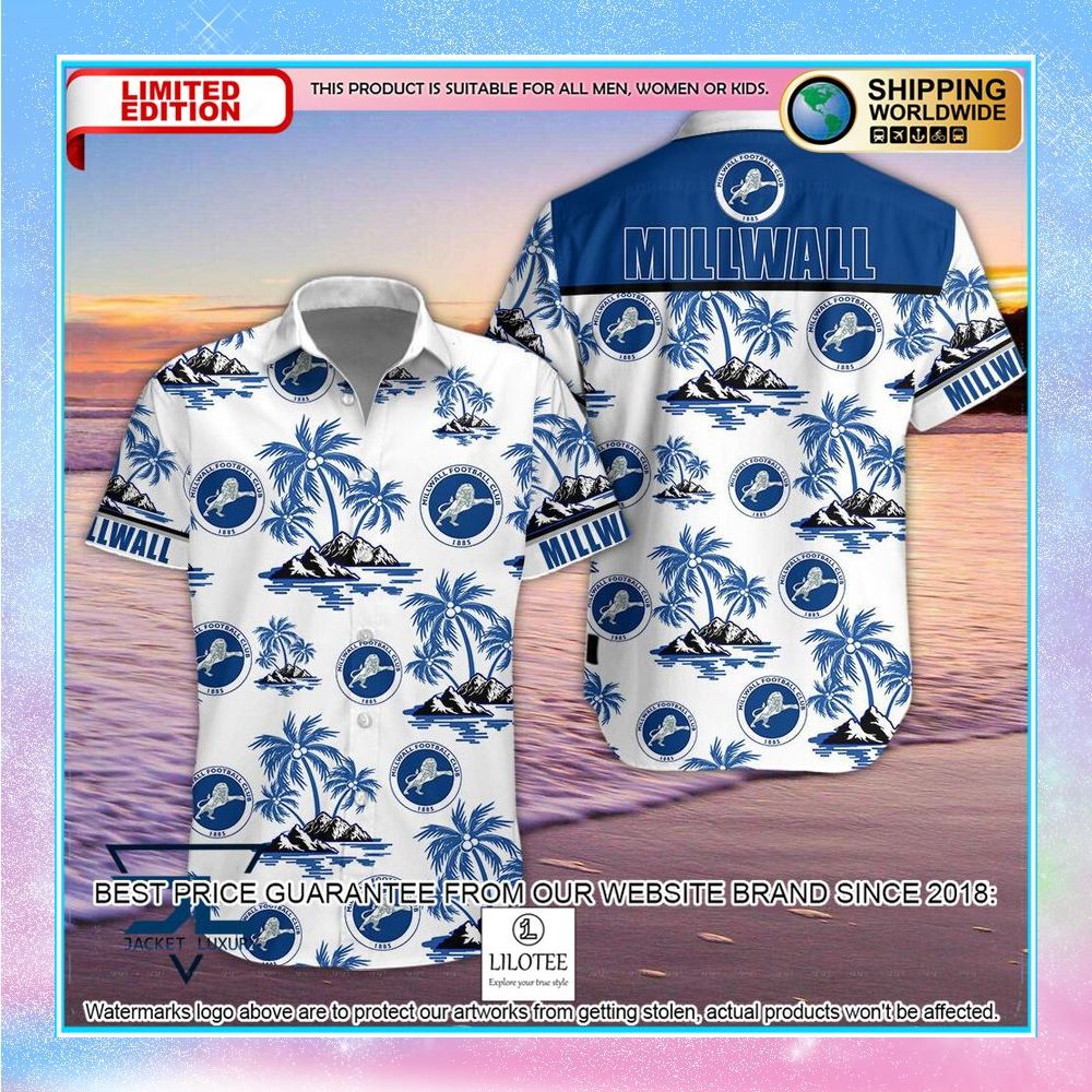 millwall f c hawaiian shirt shorts 1 800