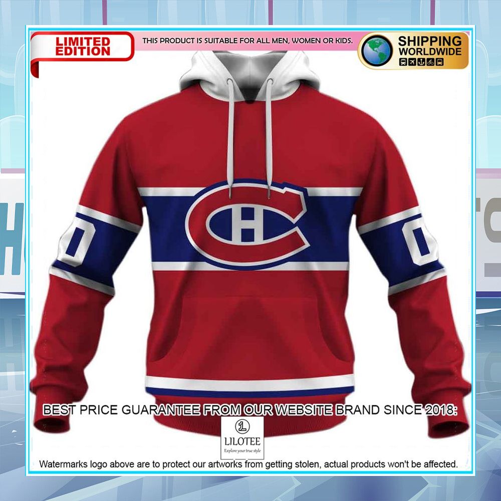 montreal canadiens 60s 70s throwback vintage home custom shirt hoodie 1 318