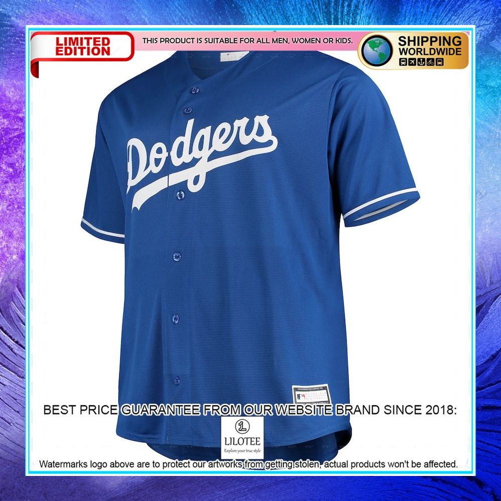 mookie betts los angeles dodgers majestic big and tall player royal baseball jersey 2 389