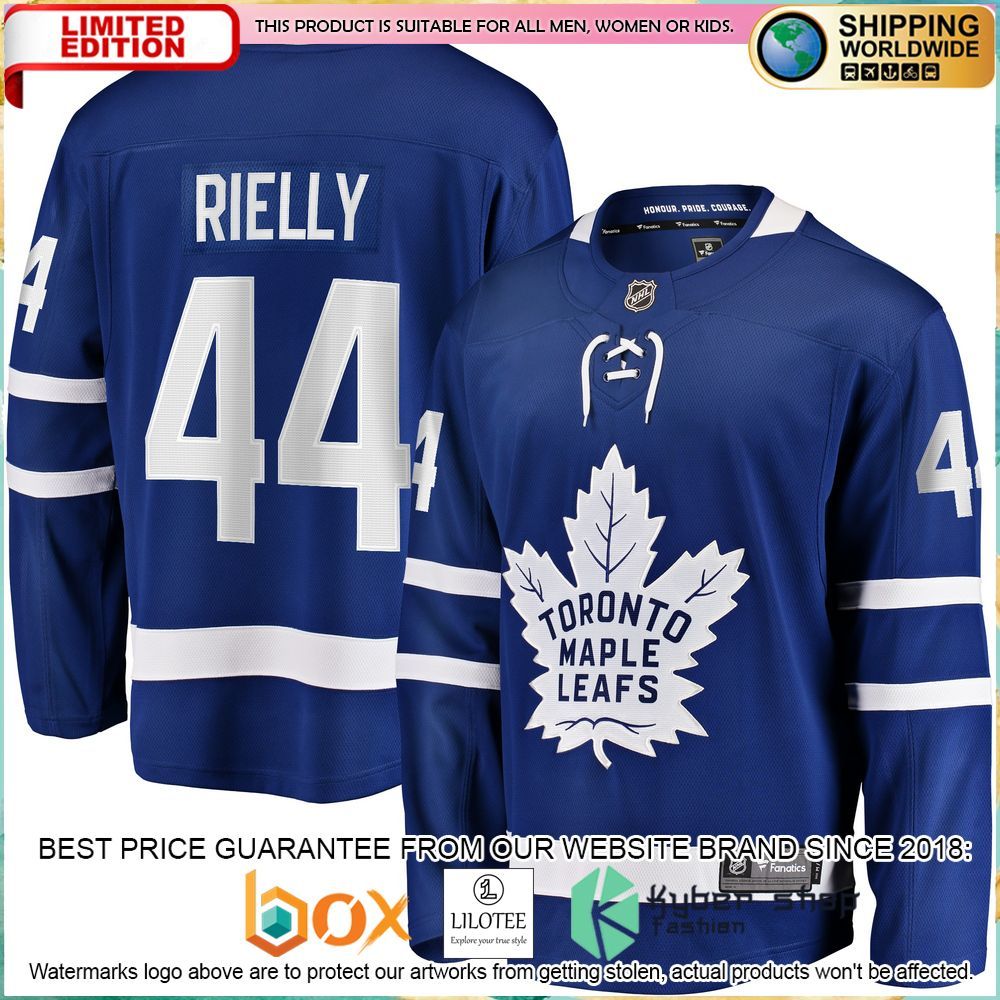 morgan rielly toronto maple leafs blue hockey jersey 1 656