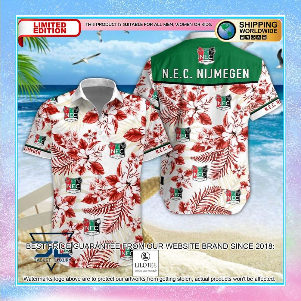 n e c nijmegen hibiscus hawaiian shirt shorts 1 162
