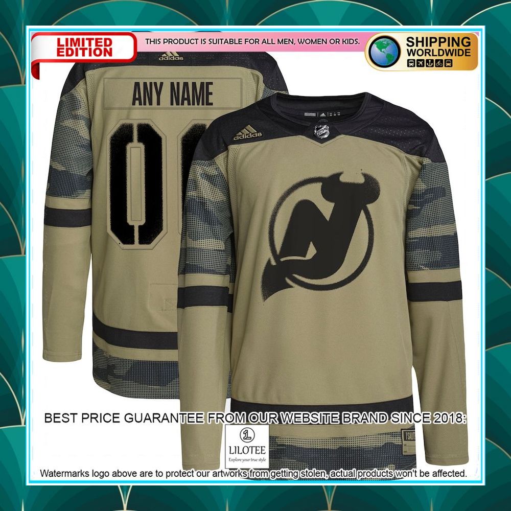 new devils adidas military appreciation team custom practice camo hockey jersey 1 359