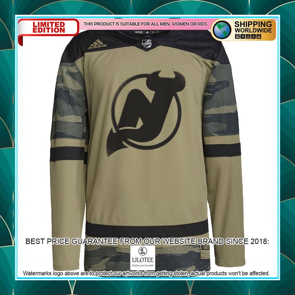 new devils adidas military appreciation team custom practice camo hockey jersey 2 526