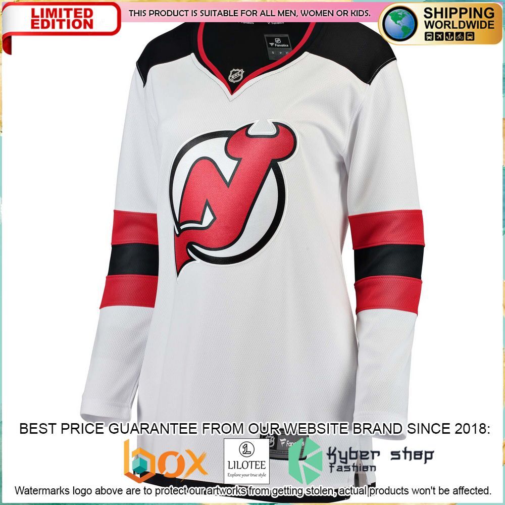 new devils womens away white hockey jersey 2 954