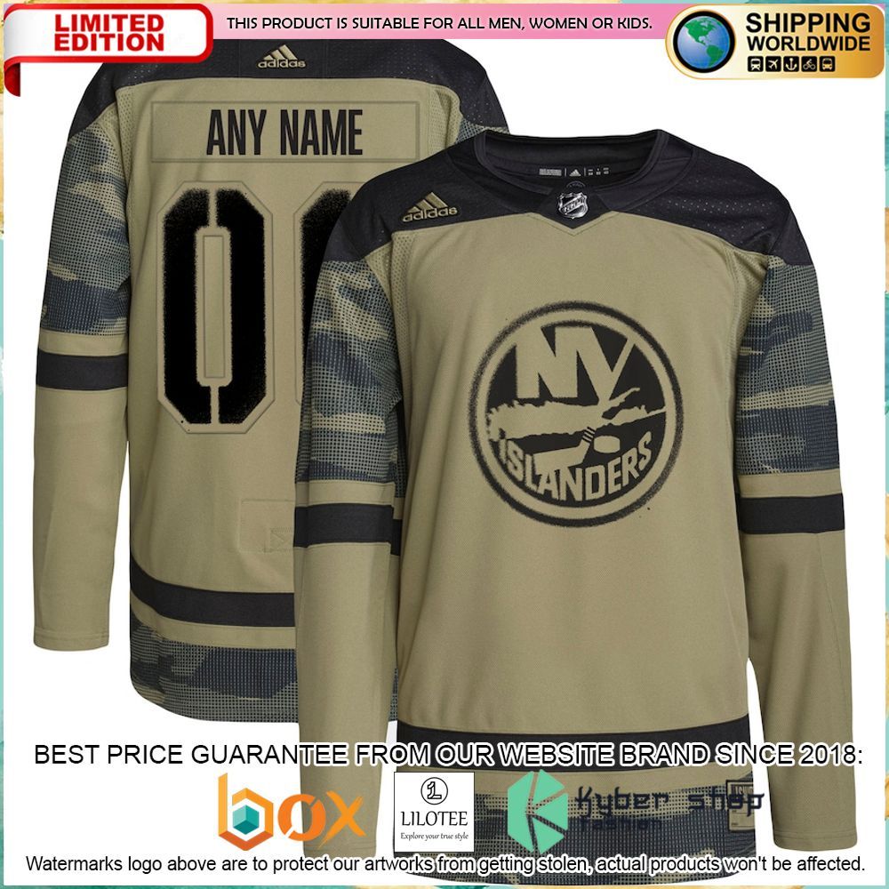 new york islanders adidas military appreciation team custom camo hockey jersey 1 243