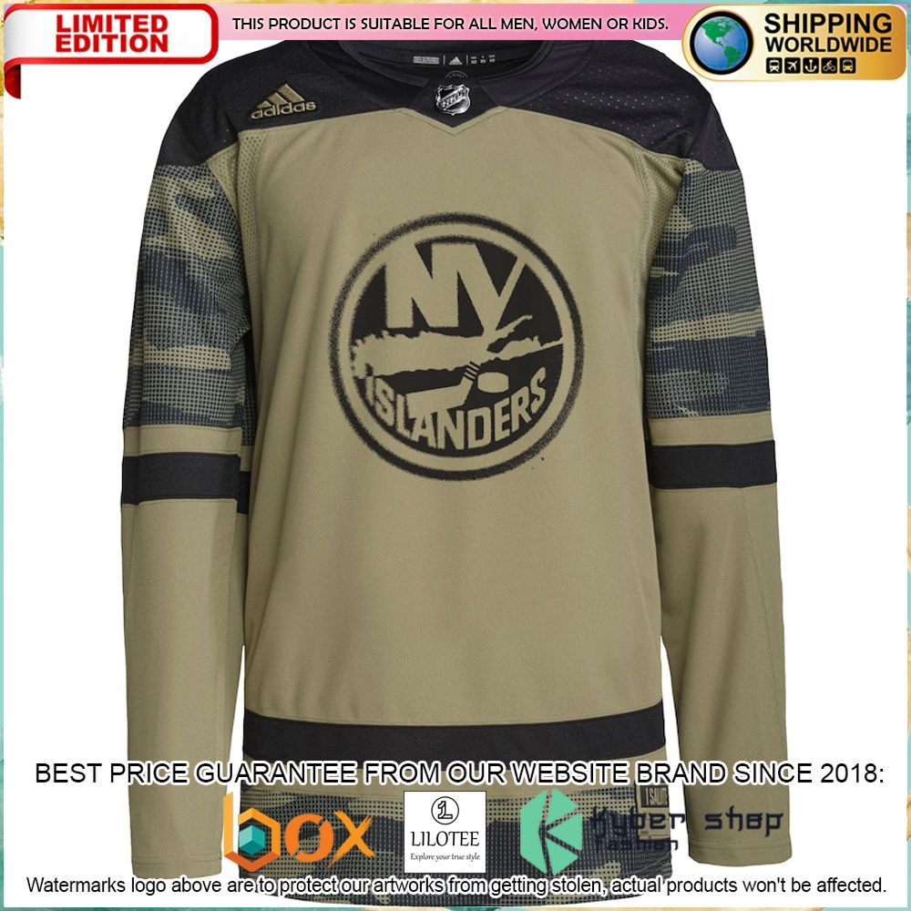 new york islanders adidas military appreciation team custom camo hockey jersey 2 673