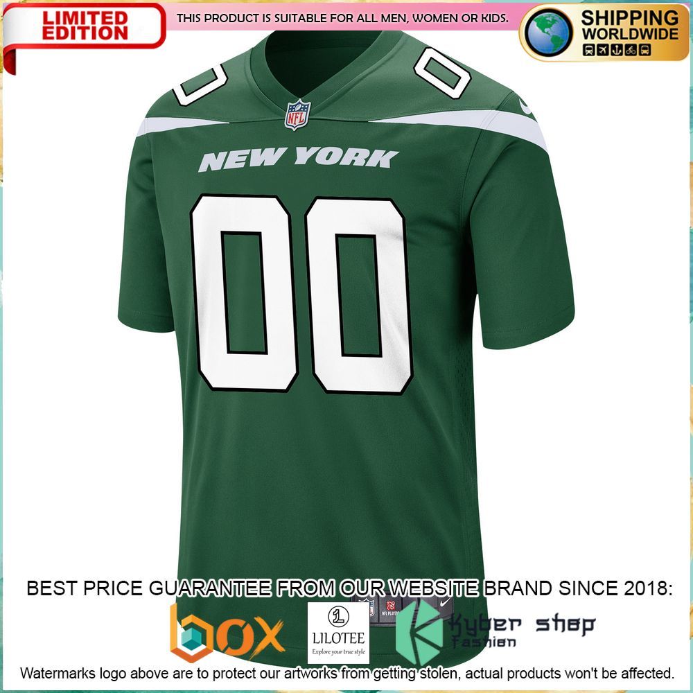new york jets nike football gotham green football jersey 2 506