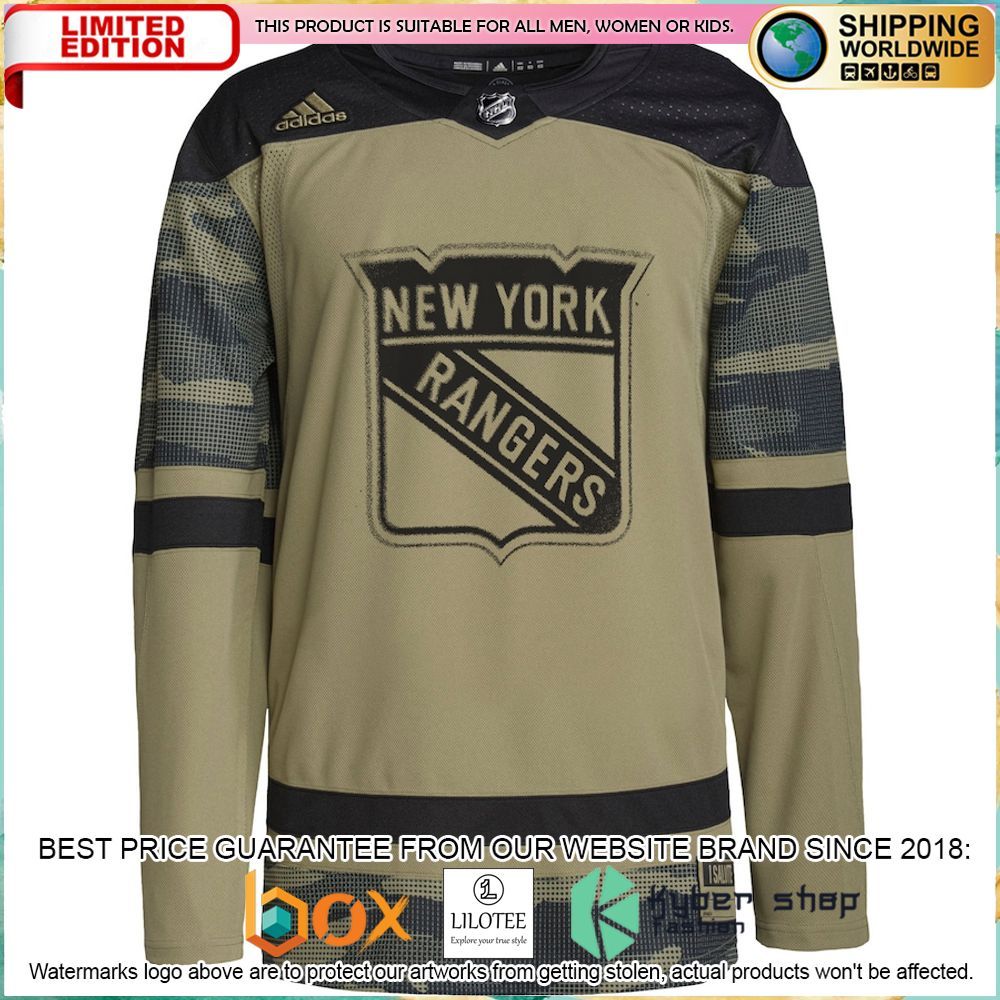 new york rangers adidas military appreciation team custom camo hockey jersey 2 674