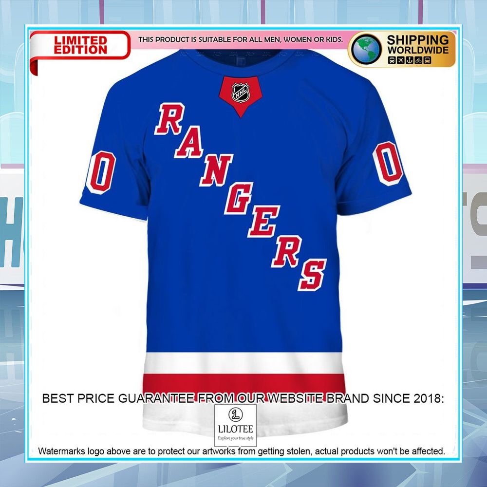 new york rangers custom blue shirt hoodie 2 818
