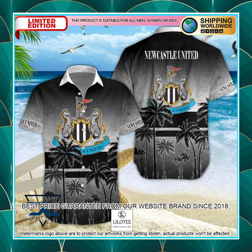 newcastle united f c hawaiian shirt shorts 1 425