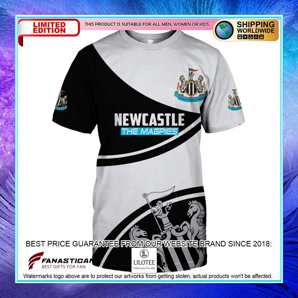 newcastle united fc the magpies hoodie shirt 2 926