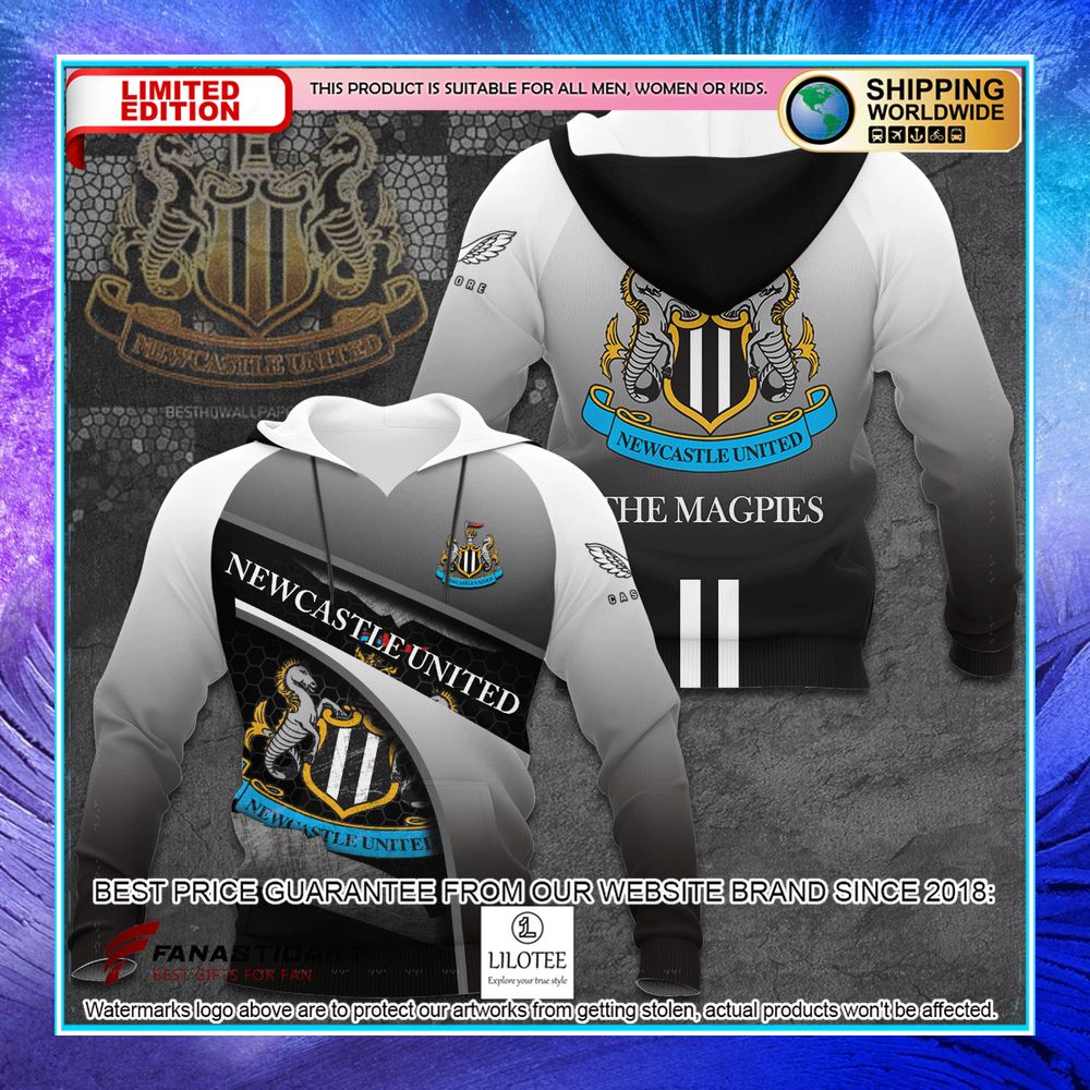 newcastle united the magpies hoodie shirt 1 523