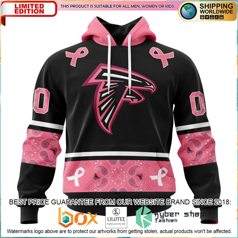 nfl atlanta falcons breast cancer personalized hoodie shirt 1 454