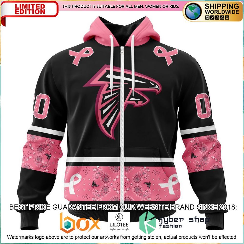 nfl atlanta falcons breast cancer personalized hoodie shirt 2 776