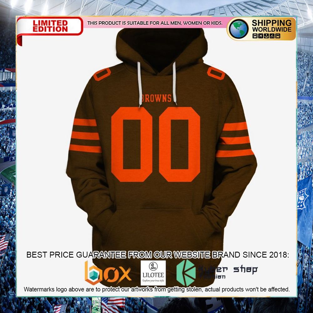 nfl browns personalized cleveland browns hoodie shirt 1 258