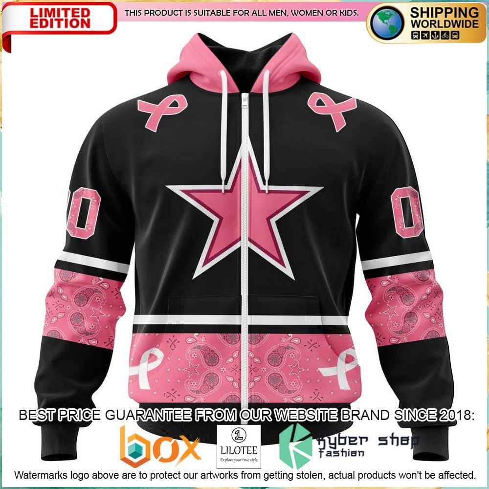 nfl dallas cowboysls breast cancer personalized hoodie shirt 2 150
