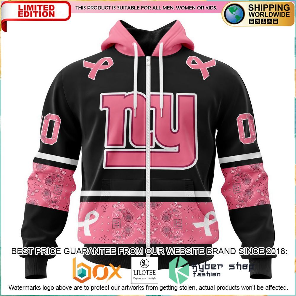 nfl new york giants breast cancer personalized hoodie shirt 2 501