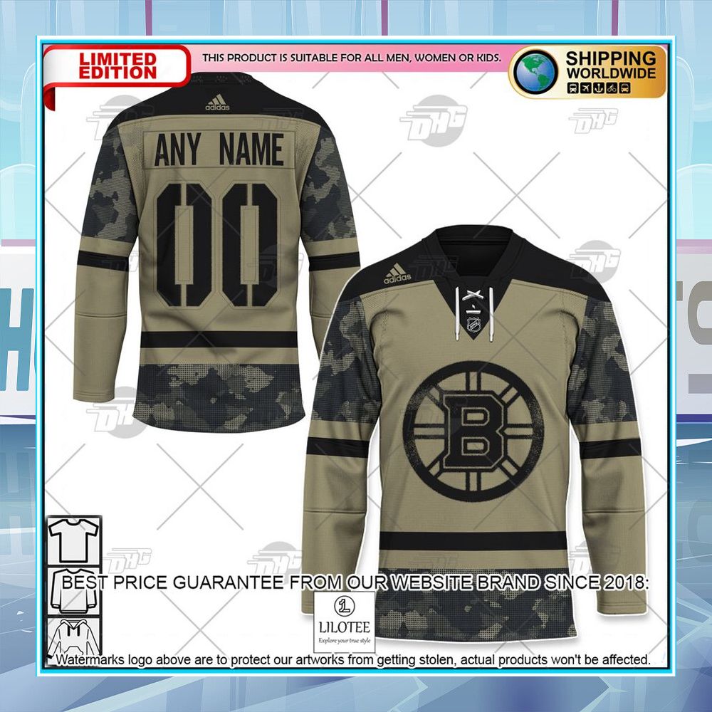 nhl boston bruins camo military appreciation team practice custom shirt hoodie 1 543