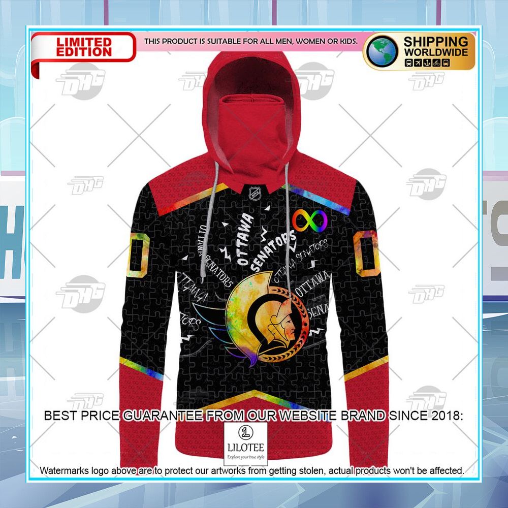 NHL Ottawa Senators Custom Autism CUSTOM Shirt, Hoodie - LIMITED EDITION 10 nhl ottawa senators custom autism custom shirt hoodie 10 164